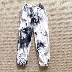 Girls Slant Pocket Tie Dye Sweatpants